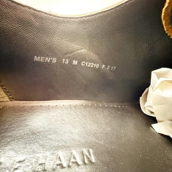 Cole Haan Williams Leather Wingtip Oxford Dress Shoes Brown Men\'s 13